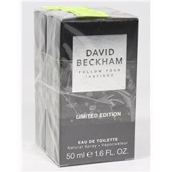 LOT OF 2 DAVID BECKHAM FOLLOW YOUR INSTICT LIMITED