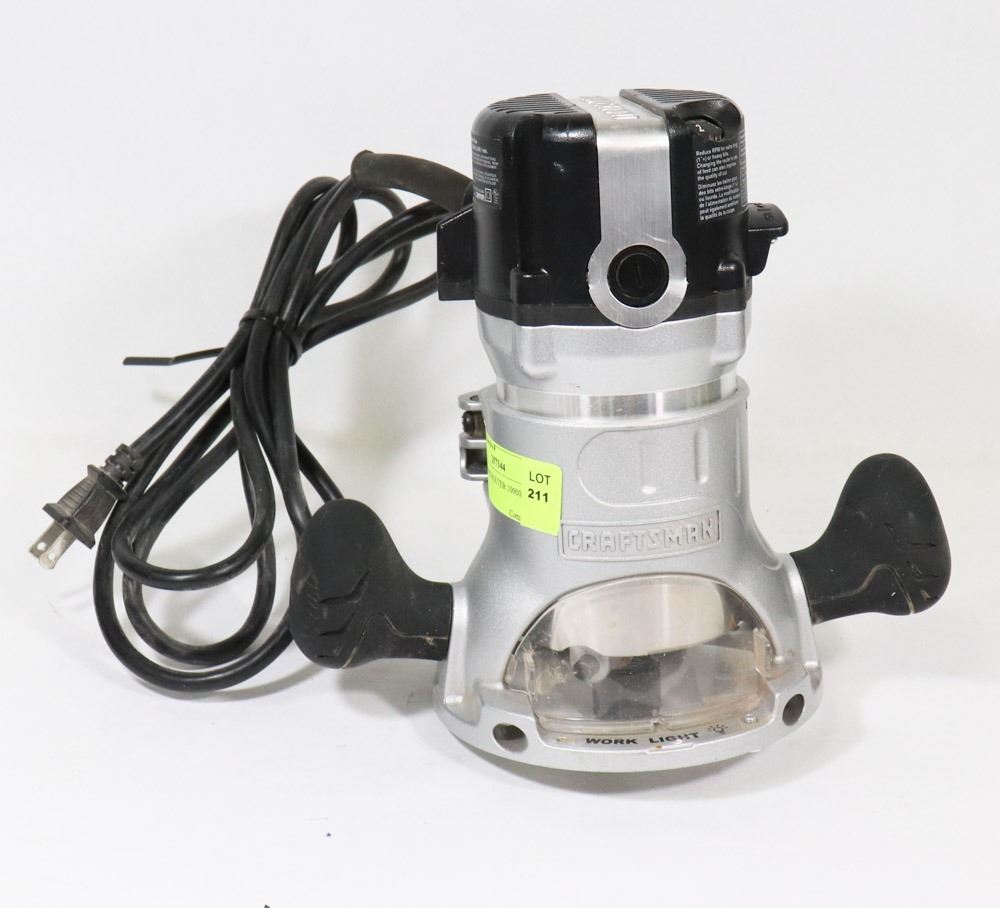 CRAFTSMAN ROUTER 10000 TO 25000 RPM.