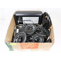 BOX W/CAR AUDIO INCL. 4 SONY 6"X9"