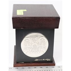 INUIT DECORATIVE WOOD STORAGE BOX