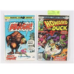 LOT OF 2 COLLECTIBLES COMICS, HOWARD THE DUCK