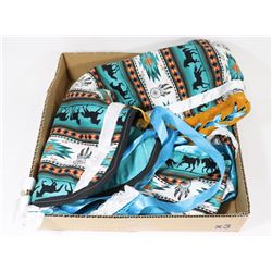 VINTAGE ABORIGINAL FABRIC / LEATHER CLOTHING