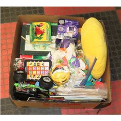 LARGE BOX FULL OF KID'S ACTIVITY ITEMS: