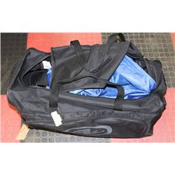 LOT OF 2 GYM BAGS AND 2 BACKPACKS