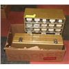 Image 1 : 2 METAL STORAGE CASES WITH SCREW, NUTS & MORE.