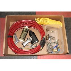 LARGE FLAT W/AIR TOOL ASSORTMENT INCL.