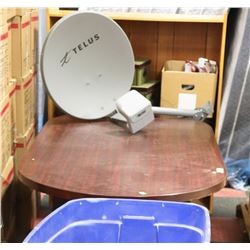 BOARD ROOM TABLE WITH SATELLITE DISH ,