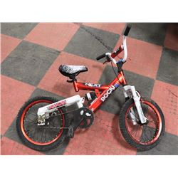 RED AND WHITE NEXT ROCK I 16 BMX BIKE
