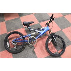 BLUE AND BLACK NEXT 5 SPEED BMX BIKE WITH 2X