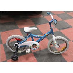 GIRLS BIKE 15" WHEELS WITH TRAINING WHEELS