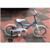 Image 1 : GIRLS BIKE 15" WHEELS WITH TRAINING WHEELS