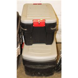 LOT OF 2 ACTION PACKER TOTES