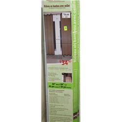 PAIR OF WOVEN BLINDS NEW IN BOX.