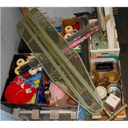 ESTATE PALLET INCL BATHROOM, BRENTWOOD STEREO,