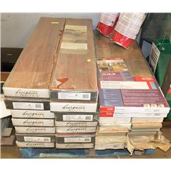 PALLET OF 3 DIFFERENT KINDS OF LAMINATE FLOORING