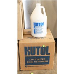 CASE OF 4- 3.78L BOTTLES OF KUTOL HAND AND BODY