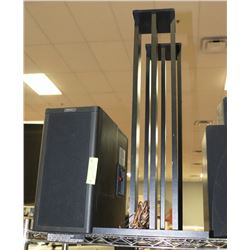 2 MISSION SPEAKERS MODEL 761I ON STANDS