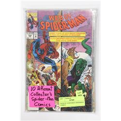 PACK OF 10 DIFFERENT SPIDERMAN COMICS