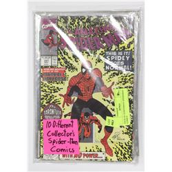 PACK OF 10 DIFFERENT SPIDERMAN COMICS
