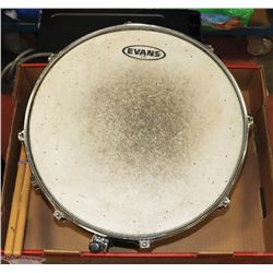 WESTBURY SNARE DRUM REMO SOUND & DRUM STICKS