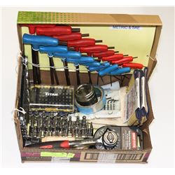 BITS/ALLEN KEYS/VELOCI-DRIVE RATCHET/ALLEN & TORX