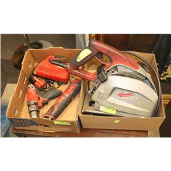 NOT WORKING MILWAUKEE CIRCULAR SAW DRILL GRINDER