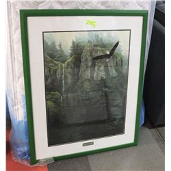 FRAMED MATTED "SILENT MAJESTY" PRINT BY STEPHEN