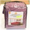 Image 1 : ANTI PILL MICROFLEECE PURPLE KING SIZE SHEET