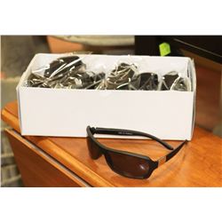 BOX OF BLACK  DESIGNER SUNGLASSES