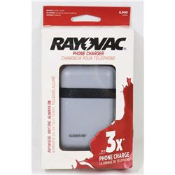 NEW RAYOVAC POWER BANK 6000 MAH