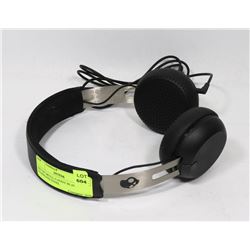 SET OF SKULL CANDY BLACK AND STAINLESS STEEL