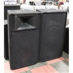 PAIR OF YORKVILLE 1000 WATT ELITE EX200 SPEAKERS