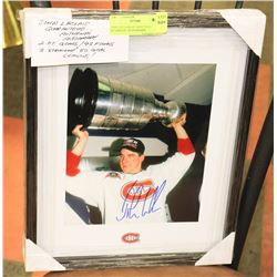 JOHN LECLAIR GUARANTEED AUTHENTIC AUTOGRAPH