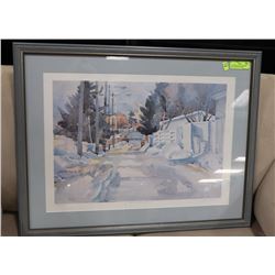 "A FAVORITE LANE" NUMBERED PRINT 109/500 BY JOANNA