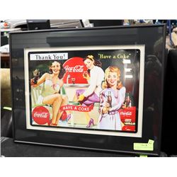 PROFESSIONALLY FRAMED "THANK YOU" HAVE