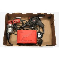 FLAT W/MILWAUKEE DRYWALL SCREW GUN,