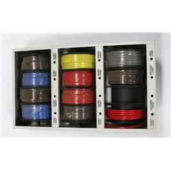 WIRE SPOOL RACK BENCH OR WALL-HANG -