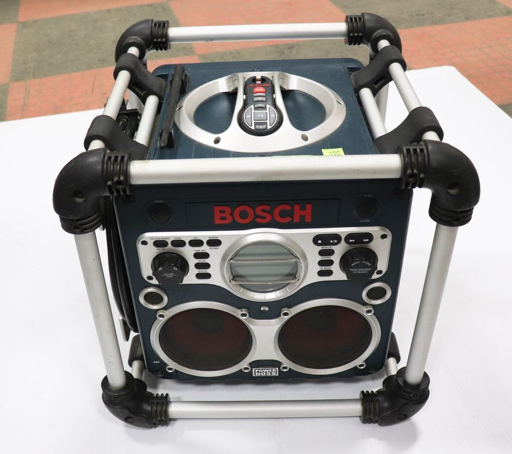 BOSCH POWERBOSS JOBSITE RADIO \u0026