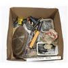 Image 1 : BOX W/CARPENTER'S TOOLS AND HARDWARE