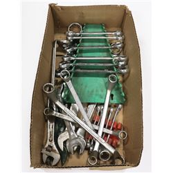 BOX OF METRIC WRENCHES - 6 PT, DOUBLE