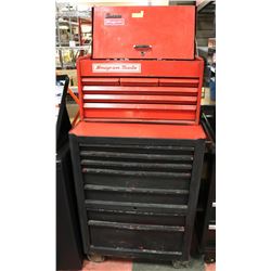 SNAP-ON TOOL BOX - SNAP-ON TOP BOX W/6