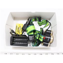 TACTICAL LED HEADLAMP WITH 5 MODES & LITHIUM ION