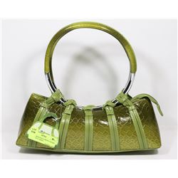 GREEN PRINCESS FLORENCE SNAKE SKIN STYLE LADIES