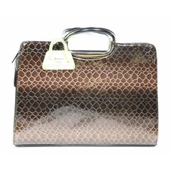 BROWN PRINCESS FLORENCE SNAKE SKIN STYLE LADIES