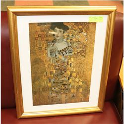 FRAMED MATTED PICTURE BY KLIMT 22X18