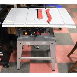 CRAFTSMAN 10" TABLE SAW - MISSING A GUARD.
