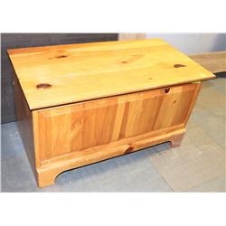 SOLID WOOD TRUNK 32 1/2"W X 18 1/2"H X 16"D