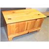Image 1 : SOLID WOOD TRUNK 32 1/2"W X 18 1/2"H X 16"D