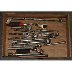 FLAT OF ASSORTED SOCKET WRENCHES
