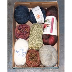 MERINO BLENDS AND ASSORTED YARNS